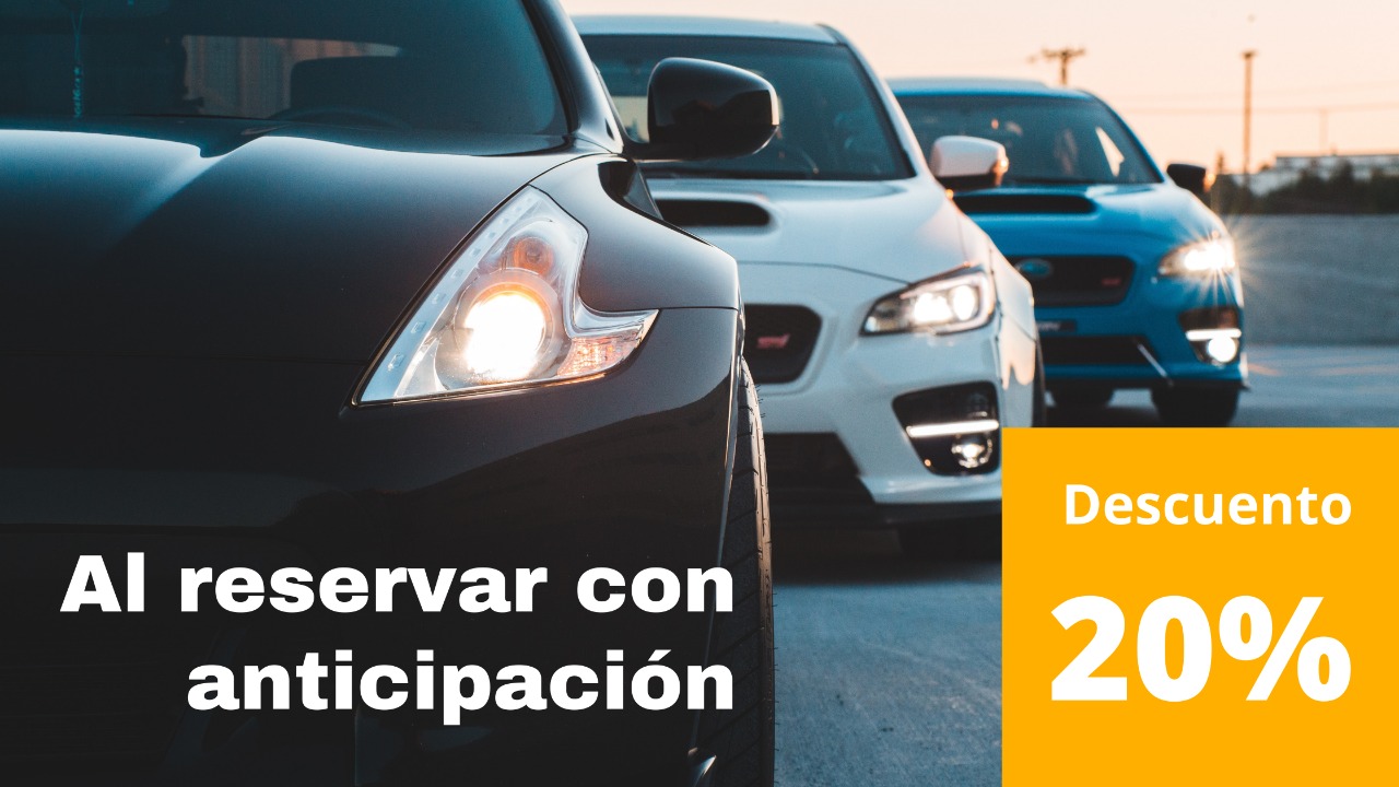 20% de descuento al reservar con anticipación